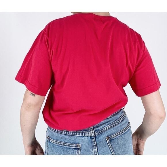 Vintage 80s Saks Fifth Avenue Pink Short Sleeve Tee - Picture 3 of 4